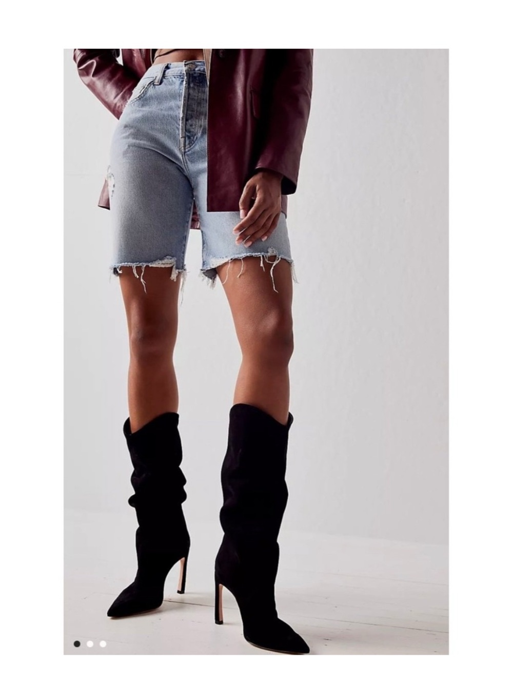 New Schultz Maryana Sculpt Nubuck Boot in Black Suede Size 5.5 - Picture 2 of 10